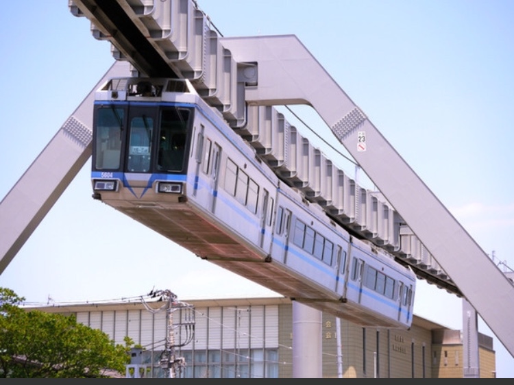 日德因稀有的悬挂式单轨列车结缘将发售纪念商品