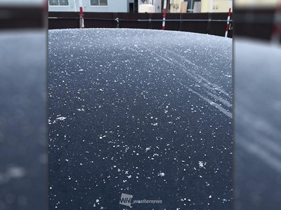 姗姗来迟的北海道初雪 日本通