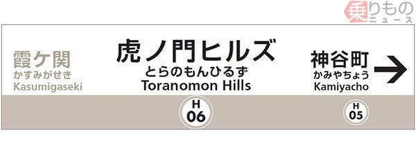 日本东京地铁将日比谷线新站命名为“虎之门hills”