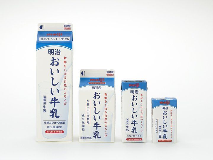明治牛奶的包装上隐藏的两个秘密