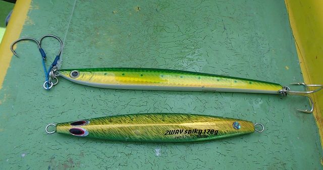 神奈川观音崎近海——用铅制的小鱼迷惑“大海的匪徒”鰆鱼! 神奈川观音崎近海——用铅制的小鱼迷惑“大海的匪徒”鰆鱼!