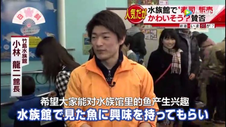 把观赏鱼做成寿司和活鱼一起展览…日本水族馆奇葩举动引网友热议