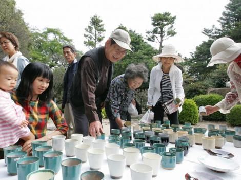 上野烧，春天的陶器节