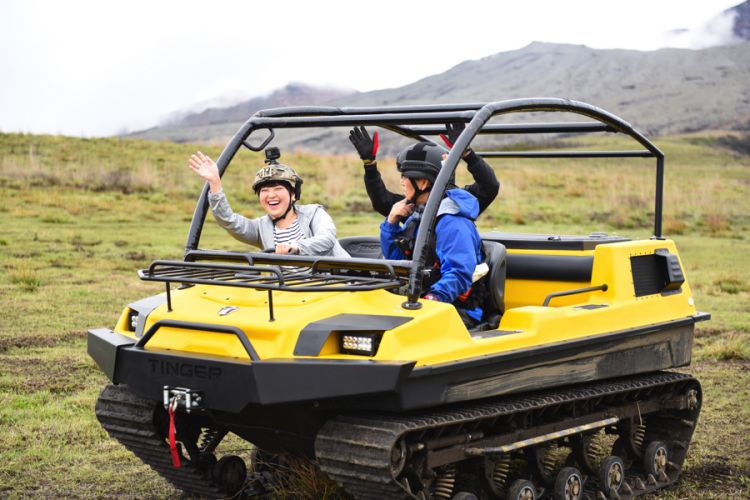 阿苏山高原，山地“坦克”冒险体验之旅