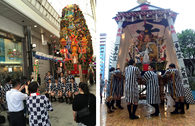 九州博多祇园山笠祭进行时