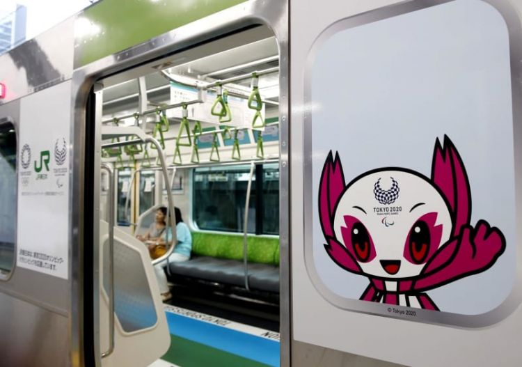 JR东日本山手线推出东京奥运吉祥物列车