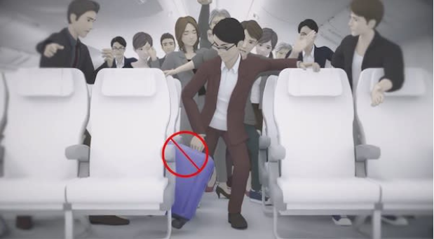 为降低航空事故发生率，日本航空将更新机内安全宣传视频