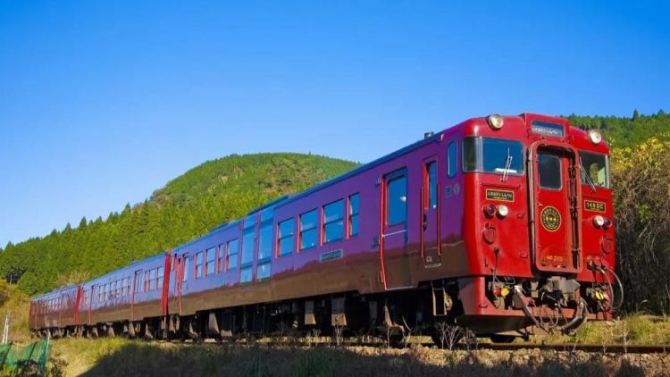 日本的列车都是童话中的移动城堡吧...