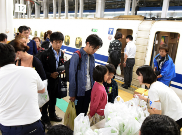 JR山阳新干线受台风影响无法正常运营