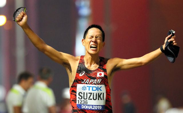 日本选手铃木雄介打破男子50公里竞走世界纪录 日本选手铃木雄介打破男子50公里竞走世界纪录