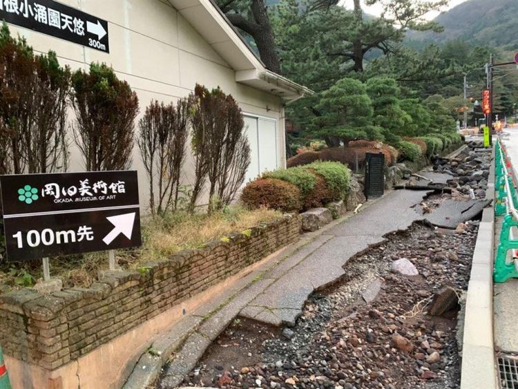 19台风过后的箱根町遭受重创，旅游业仍在恢复中