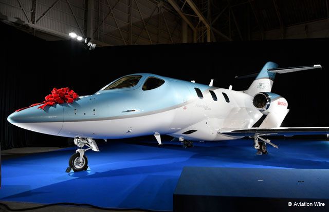 本田小型喷气式飞机hondajet elite大中华区订单将正式交付