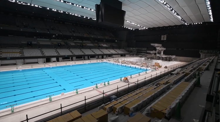 东京奥运会水上运动中心完工，所有新建场馆全部落成