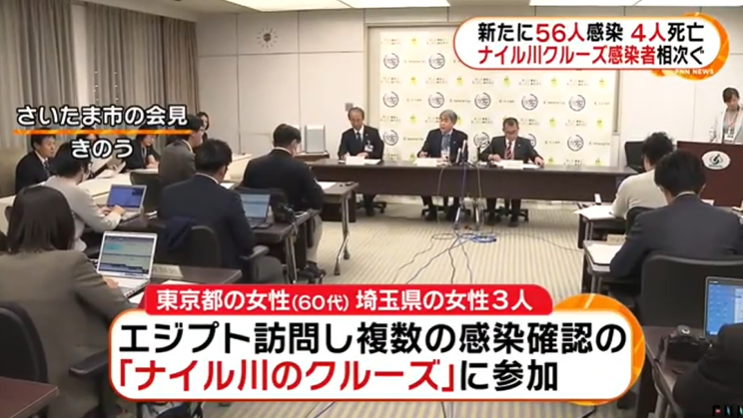 日本昨日新增56例新冠肺炎病例，已连续三天单日确诊超50人，国内累计确诊676人