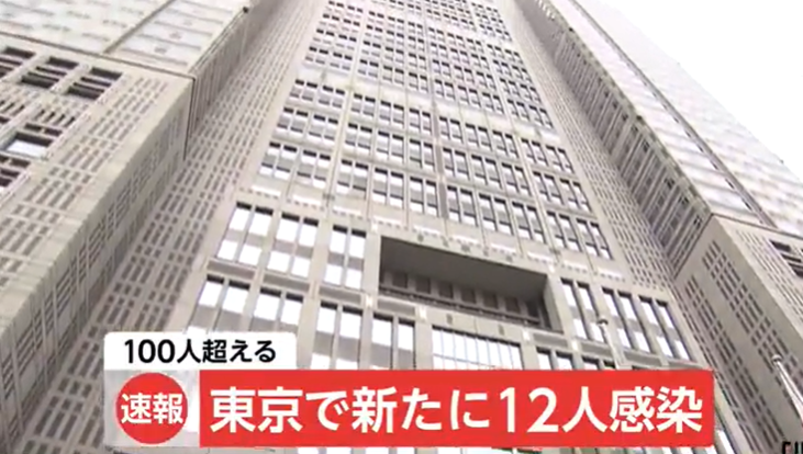 日本昨日新增44例新冠肺炎确诊病例，北海道首次零新增，东京感染者超100人