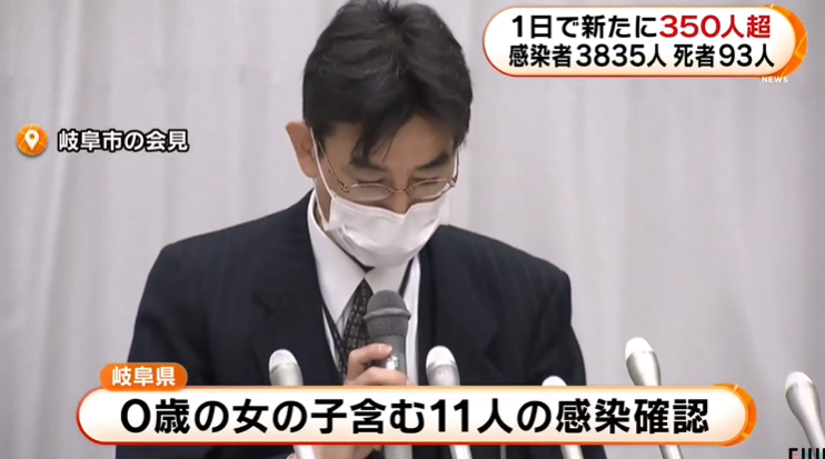 日本昨日新增360例确诊病例，连续三天日增超300人，东京累计确诊超过1000人