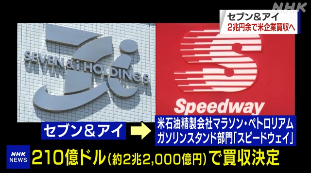 疫情后全球最大收购案，7-11斥资210亿美元收购美国Speedway加油站