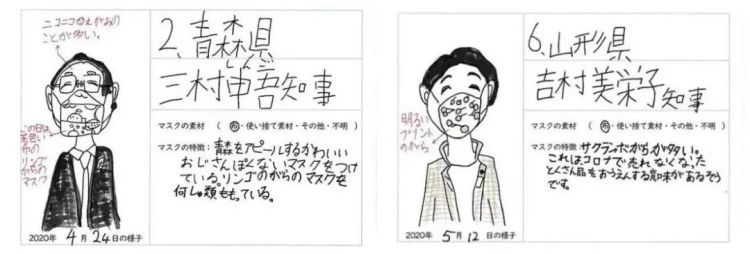 日本小学生的暑假作业，居然是一篇知事口罩大赏？