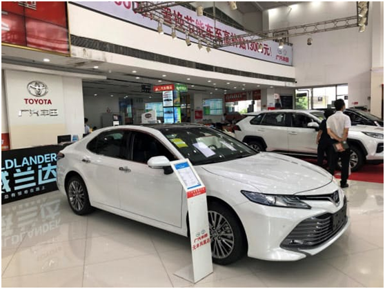 丰田汽车在中国销量实现连续6个月同比增长，9月增幅达25%