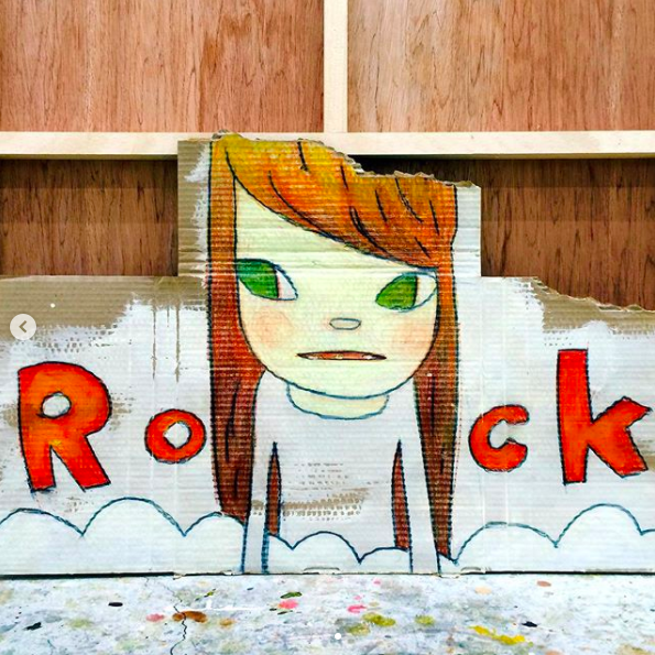 奈良美智，一个被绘画耽误的摇滚明星