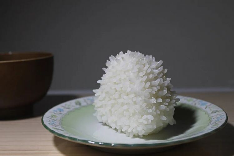 这碗饭的每粒米都被日本人叠得整整齐齐，我就想知道怎么下筷子