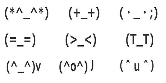 为什么日本人用的颜文字和欧美不一样？