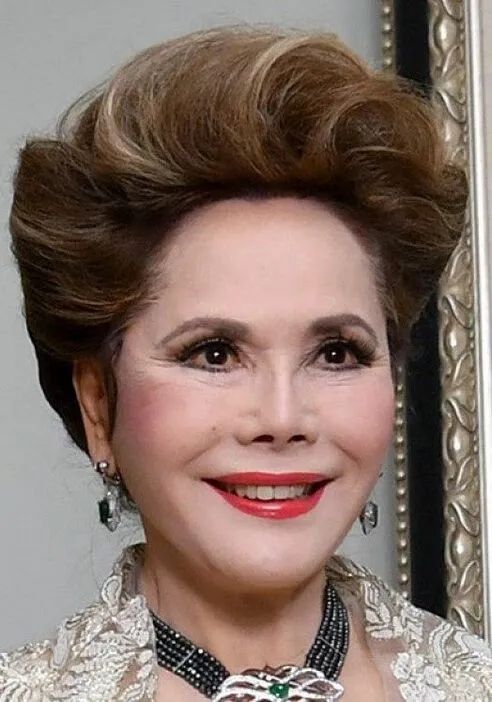 的人一眼就能认出她——黛薇,日本人称她为"黛薇夫人"(デヴィ夫人)