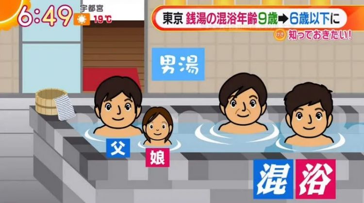 时隔70年，日本终于禁止小男孩进女澡堂