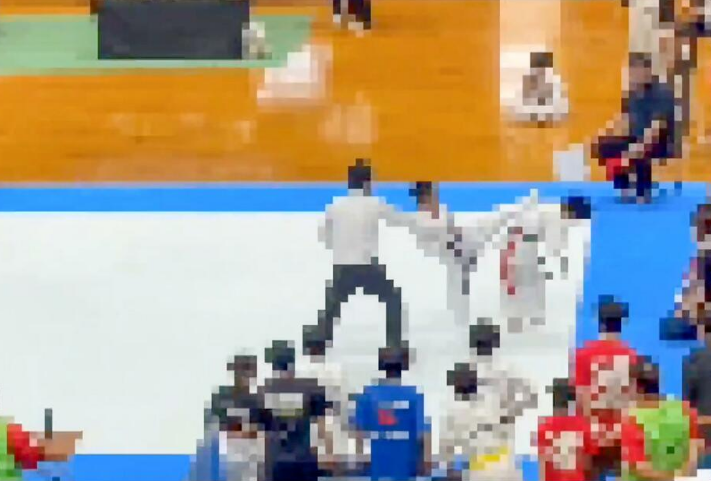 日本空手道比赛小学生偷袭后续 主办方回应争议