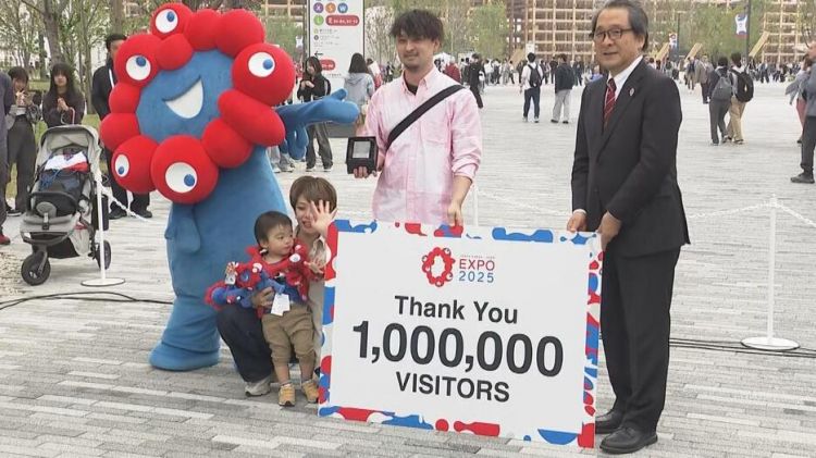 大阪世博开幕11天突破100万参观者 日均客流仍低预期