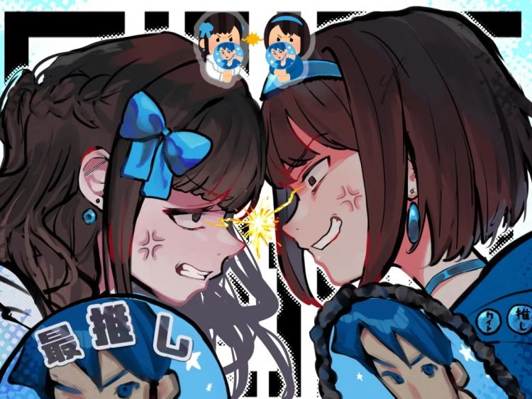 为了心爱的偶像哥哥，她们不惜在街头找干爹