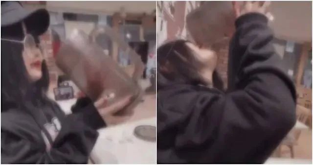 为了拍视频博流量，16岁少女当街“对嘴灌茶”闹事，日本牛丼店怒报警！