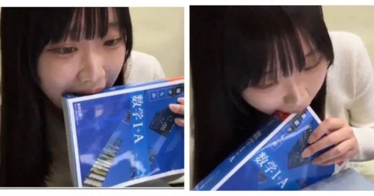 樱花妹把数学书“含一口”后挂上网卖，竟拍卖了3.5万日元！日本网友吵翻了：这是新型炼金术？！