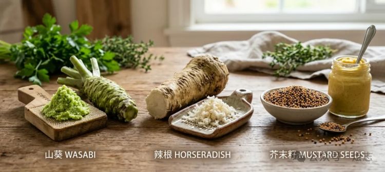五分钟捋清辣根，芥末和山葵——以及延展阅读