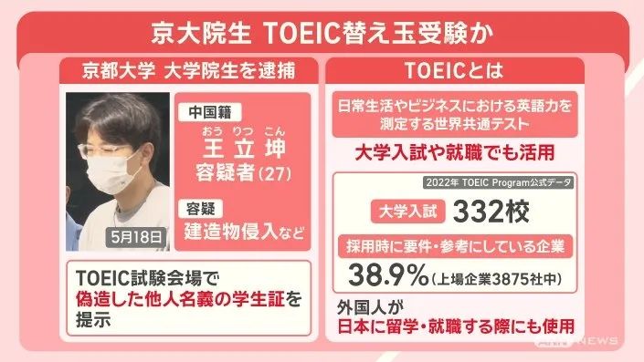 中国一男子给日本高考当枪手，但却在考场撞见本尊？！日网：长这么老怎么被放进去的？