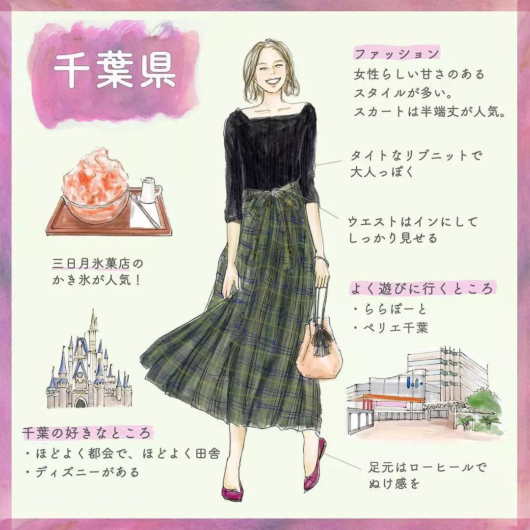 盘点日本47个都道府县的「全国女子图鉴」来了！总有一款适合你~