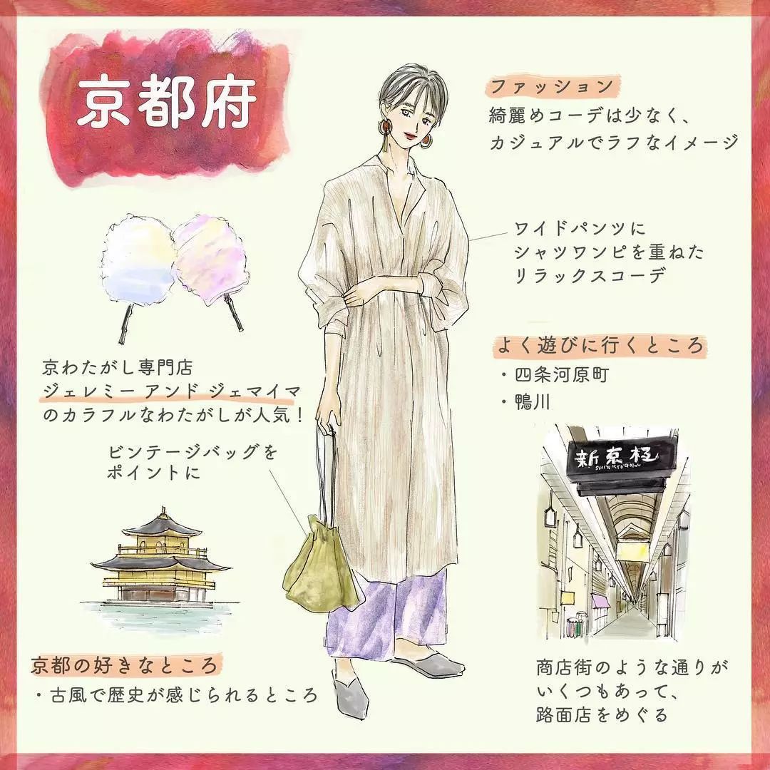 盘点日本47个都道府县的「全国女子图鉴」来了！总有一款适合你~