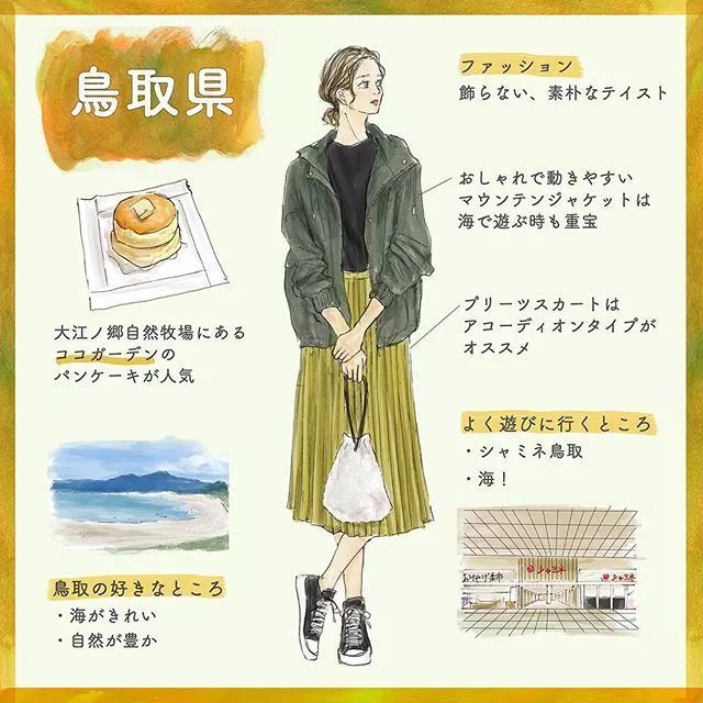 盘点日本47个都道府县的「全国女子图鉴」来了！总有一款适合你~