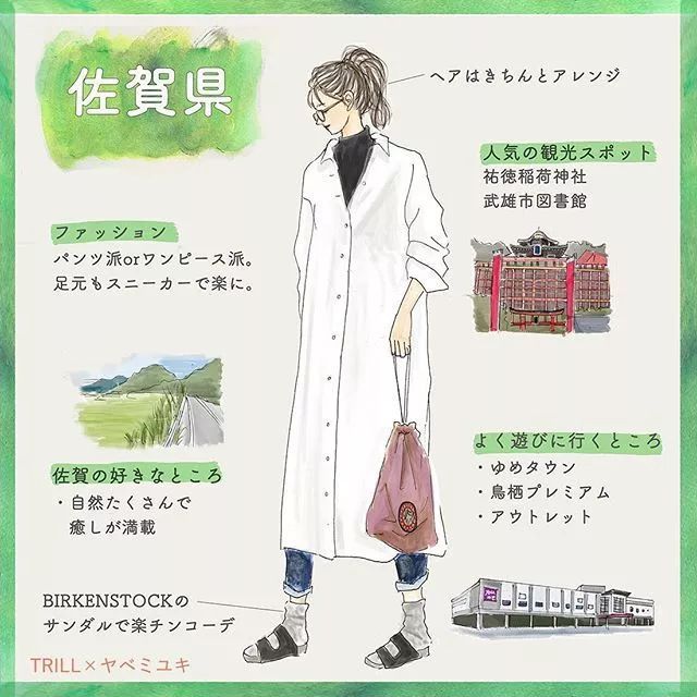 盘点日本47个都道府县的「全国女子图鉴」来了！总有一款适合你~